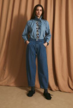 Jeans Boyfriend Denim Azul