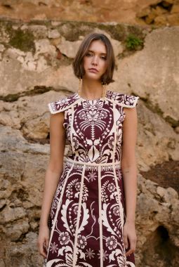 Vestido Christian Burgundy