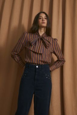 Blusa Lazo trío Burgundy