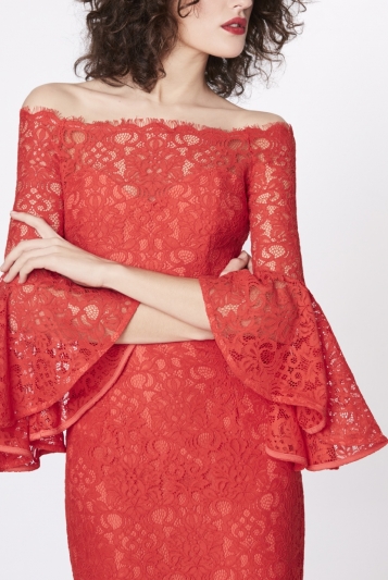 VESTIDO EVITA ROJO