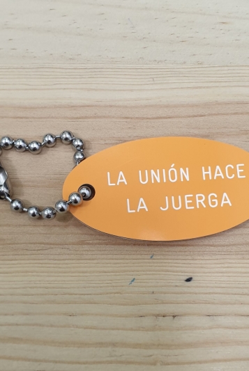 LLAVERO "LA UNION HACE LA JUERGA"