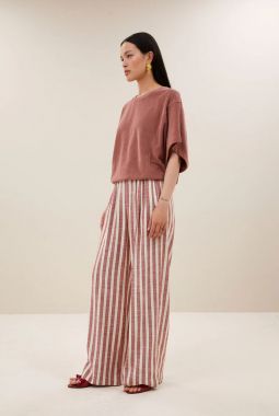 Pantalones Benji Red Stripe