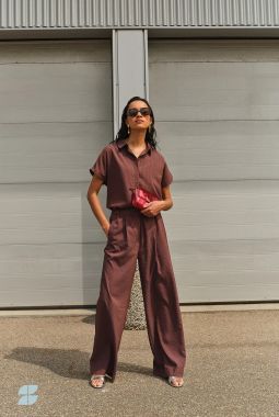Pantalón Celin Tan Stripe