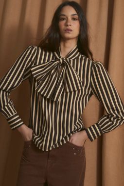 Blusa Lazo trío Marrón