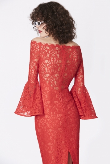 VESTIDO EVITA ROJO