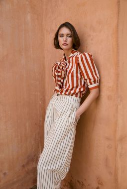 Blusa Lulu Rayas Teja