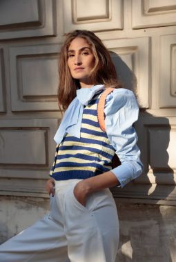 Chaleco Marinero Punto Azul SophieAndLucie