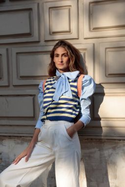 Chaleco Marinero Punto Azul SophieAndLucie