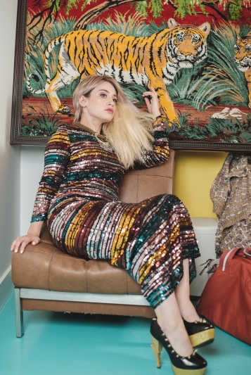VESTIDO LENTEJUELAS