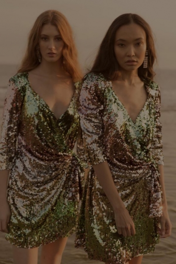 VESTIDO LENTEJUELAS