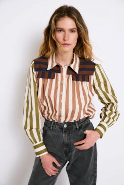 BLUSA CARLOTA TRICOLOR