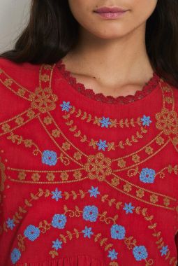 Vestido Amapola Rojo