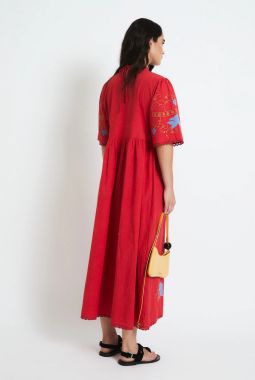 Vestido Amapola Rojo