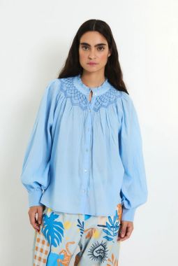 Blusa Tulipán Voilé Azul SophieAndLucie