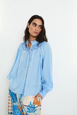 Blusa Tulipán Voilé Azul SophieAndLucie