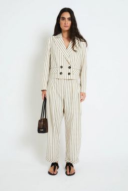 Chaqueta Spencer Raya Negra