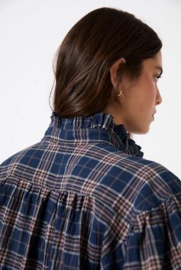 CAMISA CUADROS AZUL MARIBEL