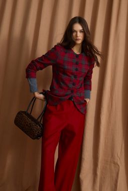 Pantalón Mar Tricotina Rojo