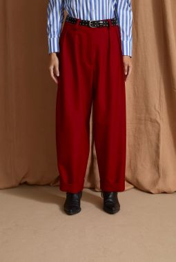 Pantalón Mar Tricotina Rojo