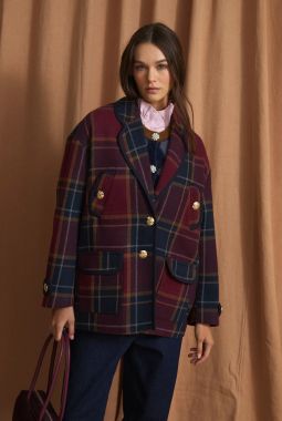 Chaquetón Bola Margaret Burgundy