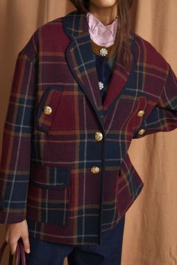 Chaquetón Bola Margaret Burgundy