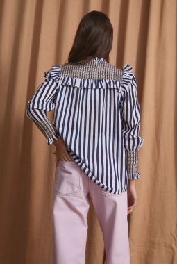 Blusa Conchita lineas Malva