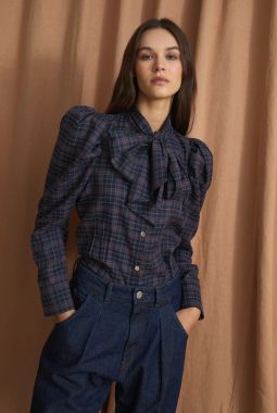 Blusa Pajarita Madras