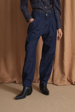 Jeans Boyfriend Denim Marino