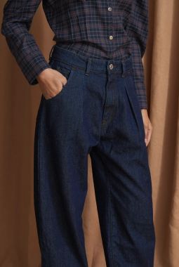 Jeans Boyfriend Denim Marino