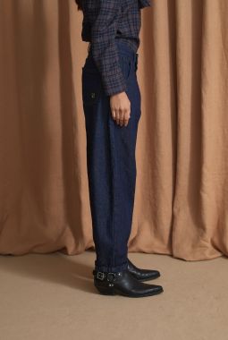 Jeans Boyfriend Denim Marino