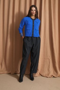 Chaqueta Militar punto Cian