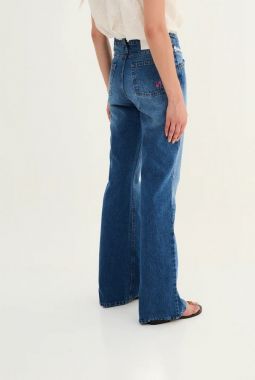 JEANS NEVADA SARGA AZUL