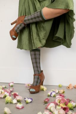 Calcetines Tartan Verde