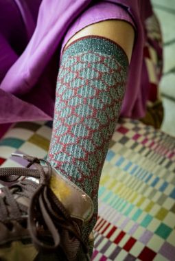 Calcetines Colmenas Gris