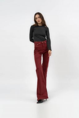 JEANS LE SOLEIL BURGUNDY