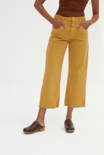 JEANS COACHELLA OCRE
