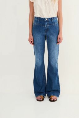 JEANS NEVADA SARGA AZUL