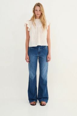 JEANS NEVADA SARGA AZUL