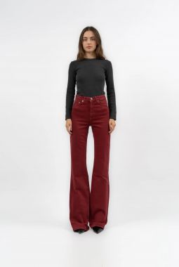 JEANS LE SOLEIL BURGUNDY